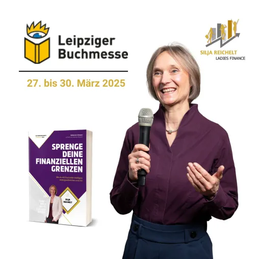 Bild: Finanzielle Unabhängigkeit für Frauen – Silja Reichelt auf der Buchmesse Leipzig  