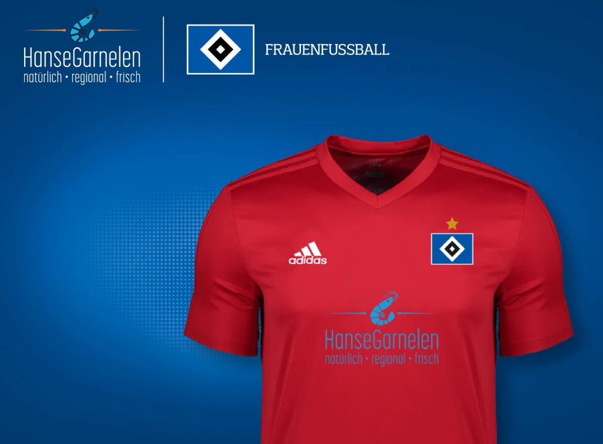 Volltreffer! Die HanseGarnelen AG unterstützt die Fußball-Frauen vom Hamburger SV.