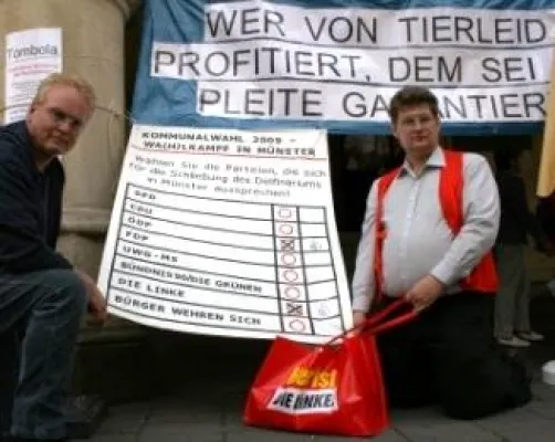 Bild: CDU und FDP ignorieren Tierschutzforderungen in Münster – Wahlvorschlag für DIE LINKE
