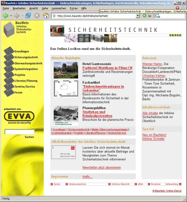 http://www.BauNetz.de/infoline/sicherheit