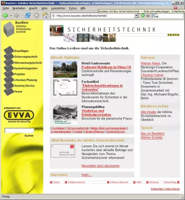 Bild: Kostenloses Online-Lexikon zum Thema Sicherheitstechnik