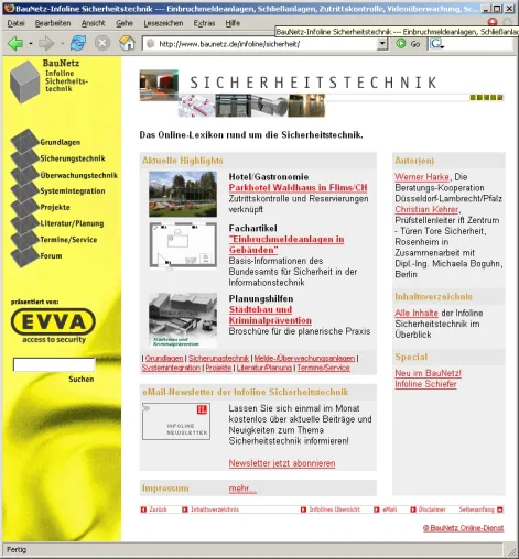 Bild: Kostenloses Online-Lexikon zum Thema Sicherheitstechnik