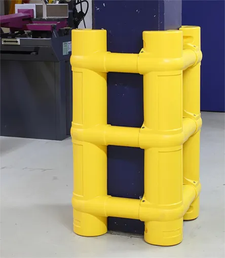 Bild: Modularer und flexibler Säulenschutz von Dancop