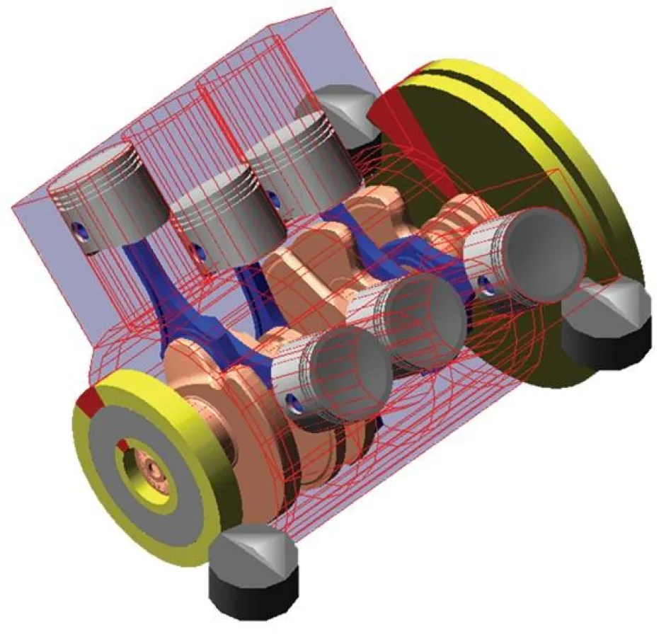 Motor simuliert mit Adams Engine