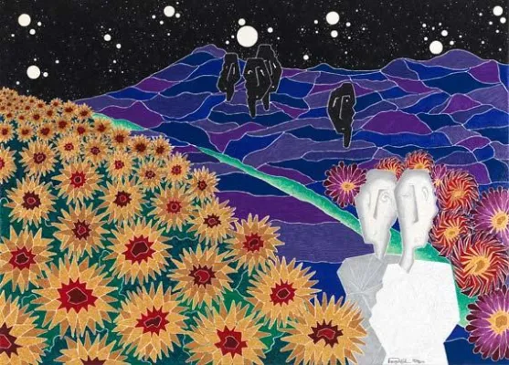 Bild: Personal-ausstellung von Francesco Visalli "Realtà alternativa" kuratiert bei P.C. Stein Infantellina