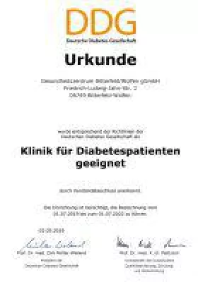 Bild: Qualitätstitel für Diabetespatienten
