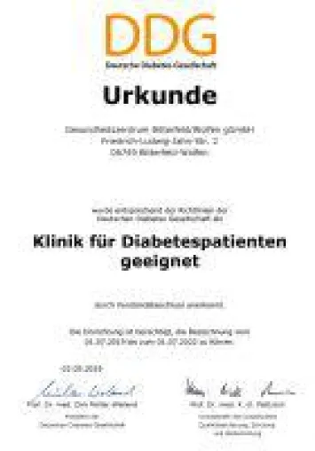Bild: Qualitätstitel für Diabetespatienten