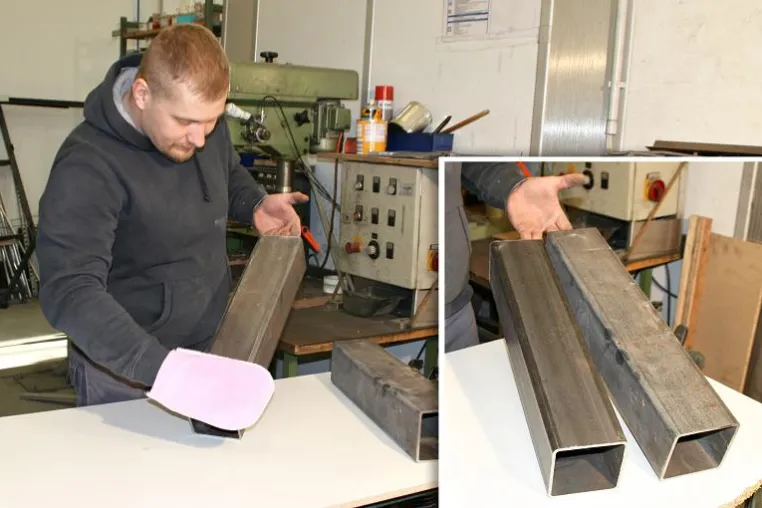 Bild: Einfach, schnell und ohne Chemie - Neue Methode zur Herstellung lackierfähiger Oberflächen