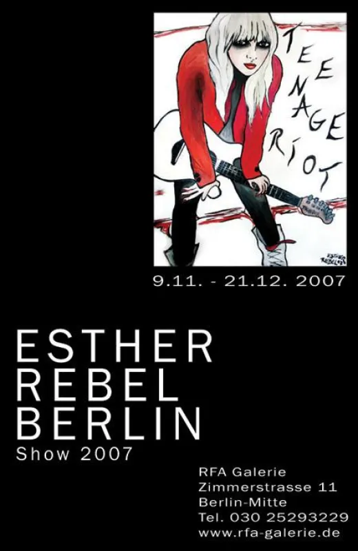 Ester Rebel Show 2007 in der RFA Galerie am Checkpoint Charlie