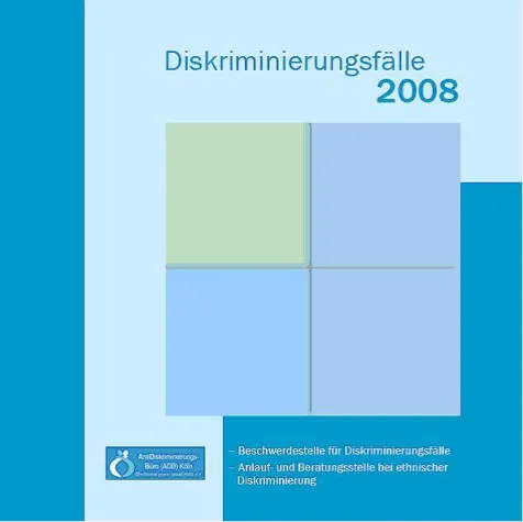 Bild: Neuerscheinung - Diskriminierungsfälle 2008