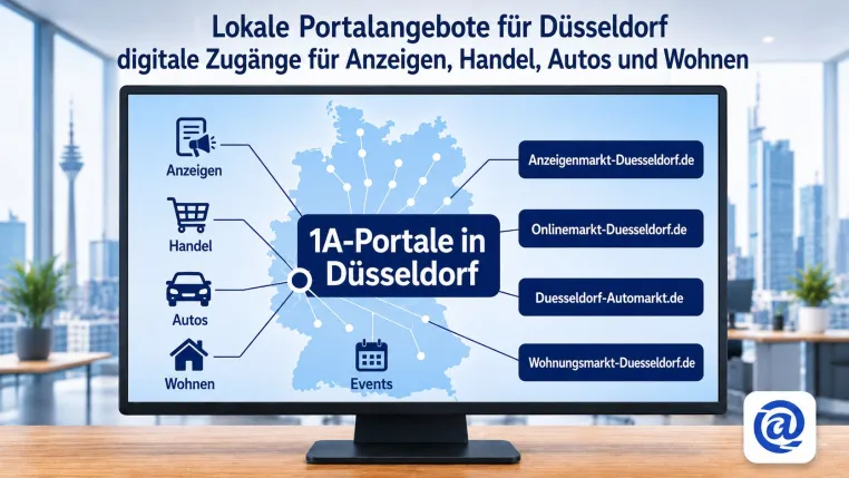 Bild: Düsseldorf erhält mit 1A-Portale.de zentrale Einstiege für lokale Angebote und Handel