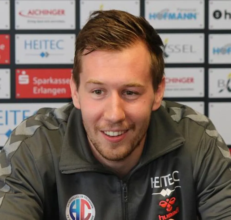 (Foto: hl-studios, Erlangen): HC-Erlangen: Nikolai Link vielleicht wieder der Torgarant