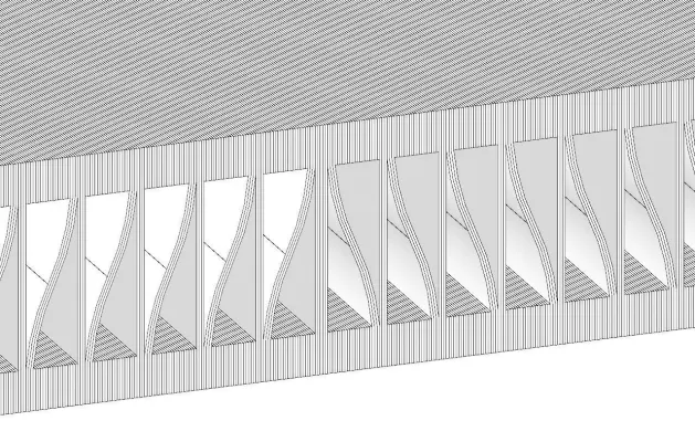 Bild: Holzbausystem Fachwerkstegziegel