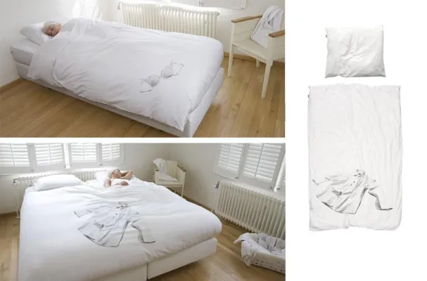 Bild: Frisch hingeworfen - SNURK präsentiert die neue Bettwäsche WHITE LAUNDRY