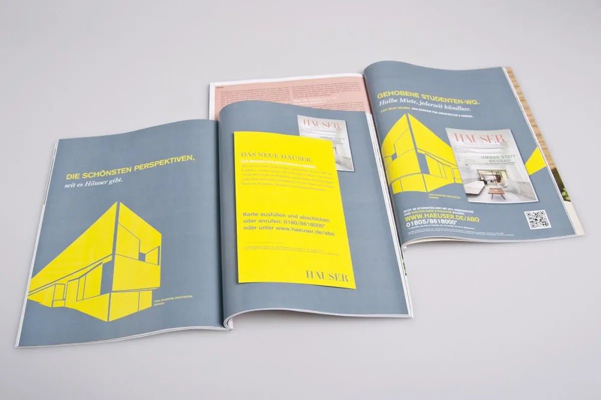 Die neue Abo-Werbung für Häuser