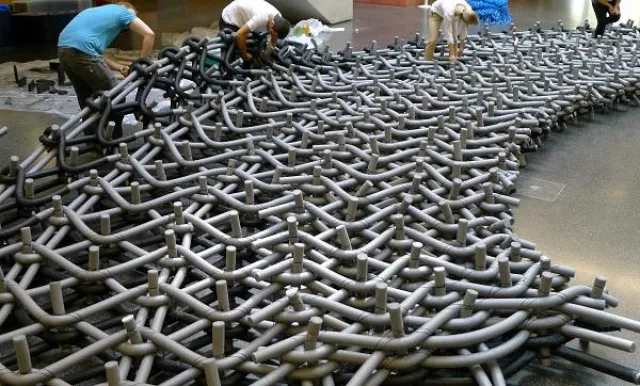 Bild: 3D-Textilien als Leichtbauwerkstoffe in der Architektur preisgekrönt: FRA-UAS Studierende ausgezeichnet