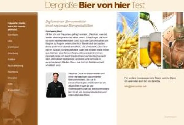 Bild: Das beste Bier Ihrer Region - Biersommelier Stephan Dück sucht die besten Biere Deutschlands