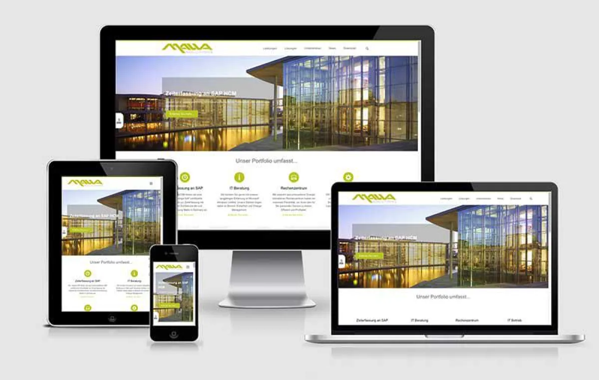 Responsive Webdesign der Internetagentur medienworx, damit Sie auch mobil perfekt gefunden werden.