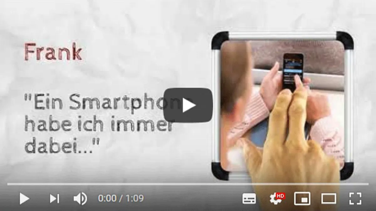 Frank verwendet die TechComm App. Warum?