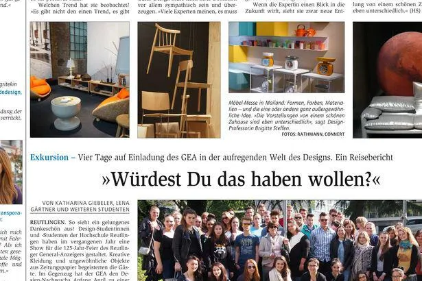 Bild: Was ist Trend? Design-Studierende in Mailand Neue GEA-Campusseite ... lesen Sie mehr