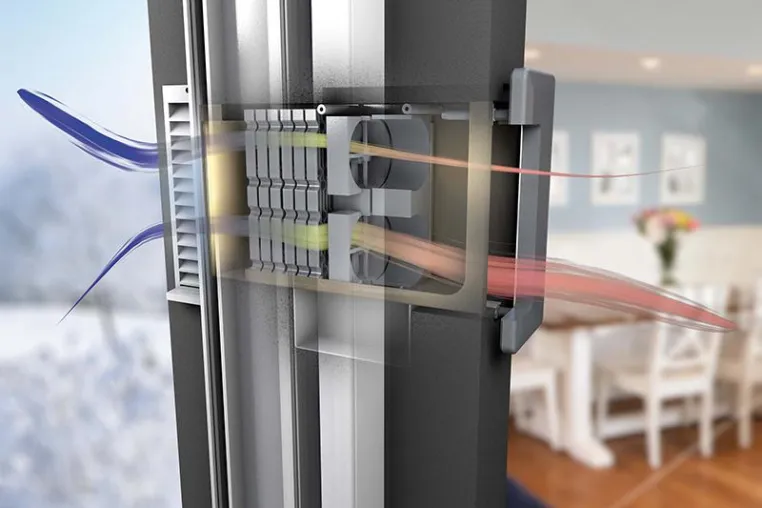 Bild: Fenster-Dämmsystem mit integrierter Lüftung
