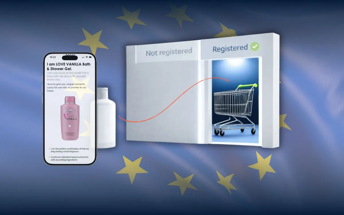 Neue Marktzugangslogik: Registrierung des DPP wird Pflicht für Produktplatzierung im EU-Markt (© Narravero GmbH)