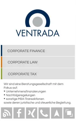 Bild: VENTRADA im mobilen Internet