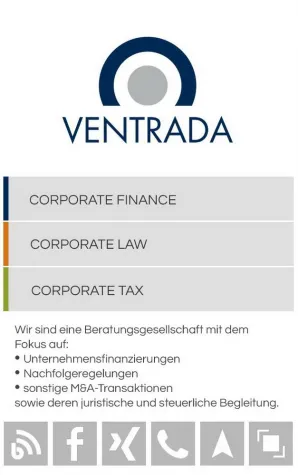 Bild: VENTRADA im mobilen Internet