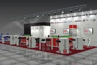 Bild: Fibo 2014: Die SKD präsentiert sich mit ihren Business Partnern in Halle 8/C44+45