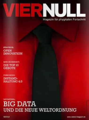 VIERNULL – das neue, kostenlose Online-Magazin für „Industrie 4.0“ und das „Internet der Dinge“ Bild: VIERNULL – das neue, kostenlose Online-Magazin für „Industrie 4.0“ und das „Internet der Dinge“