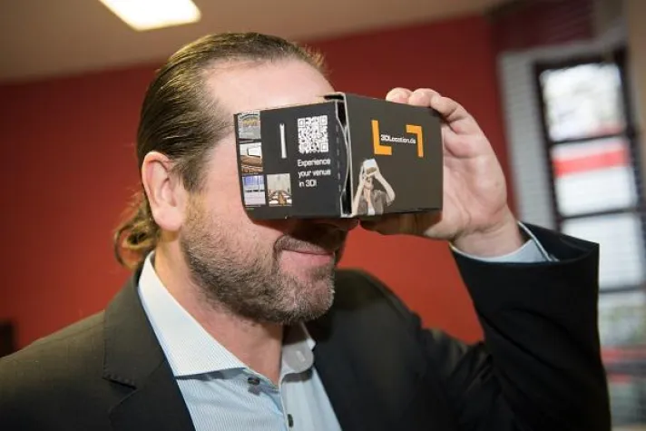 Bild: Ein realer Baufortschritt verknüpft mit einer virtuellen Realität