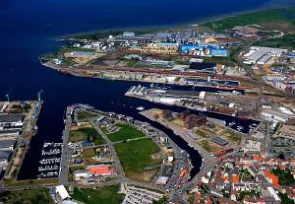 Bild: Zeitfensterbuchung per Mausklick im Seehafen Wismar