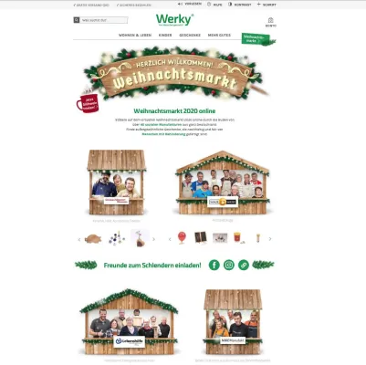 Bild: Online-Weihnachtsmarkt 2020 trotz Corona von Manufakturen