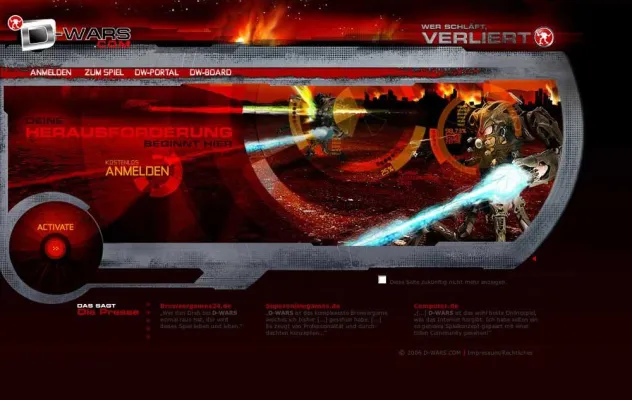 Bild: D-Wars 2  - Für Browser-Game-Fans Wirklichkeit gewordenes Since Fiction