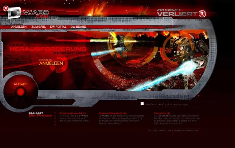 Bild: D-Wars 2  - Für Browser-Game-Fans Wirklichkeit gewordenes Since Fiction