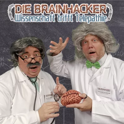 "Die Brainhacker": Die Innovative Bühnenshow mischt Wissenschaft, Comedy und Mentalmagie! Bild: "Die Brainhacker": Die Innovative Bühnenshow mischt Wissenschaft, Comedy und Mentalmagie!