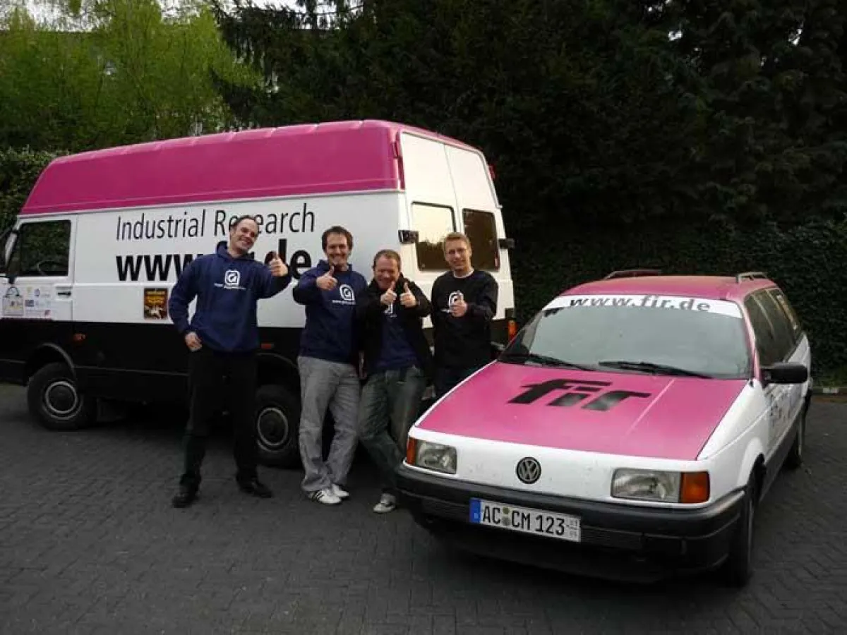 Andreas Hauser, Gregor Klimek, Kevin Podratz und Cord-Philipp Winter