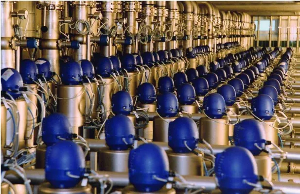 Bild: Überholung der Ventilknoten bei der Brauerei Beck & Co