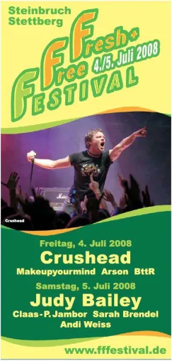 Bild: fresh + free festival 2008, das größte christliche Open Air Festival Bayerns?