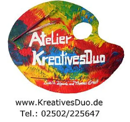 Bild: offenes Atelier - Den Künstlern über die Schulter geschaut