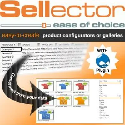 Sellector.com bringt Drupal Modul zur verbesserten Produktauswahl und -anzeige heraus Bild: Sellector.com bringt Drupal Modul zur verbesserten Produktauswahl und -anzeige heraus