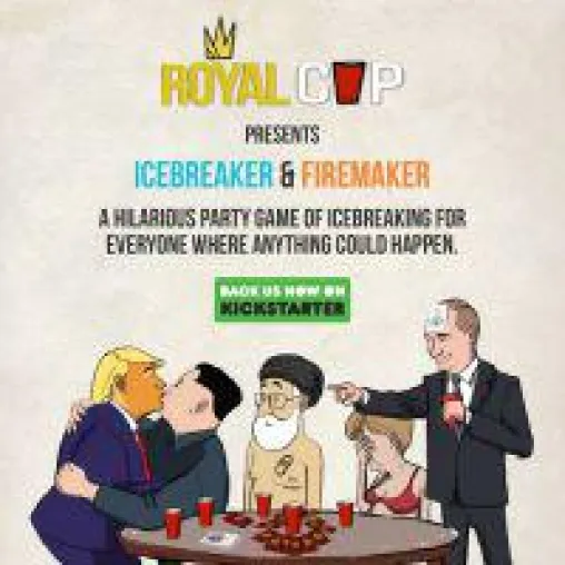 Bild: Royal Cup bringt Icebreaker und Firemaker auf Kickstarter: Das soziale Kartenspiel für Mauerblümchen.