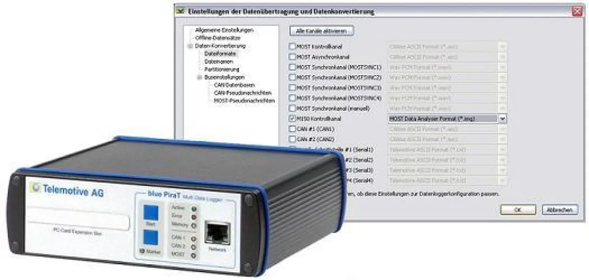Mulit Datenlogger blue PiraT MOST150