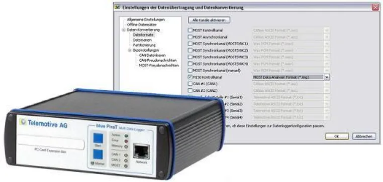 Bild: Neuer blue PiraT mit MOST150 von Telemotive AG