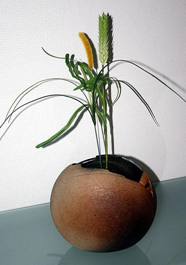 dekorative Blumenvase von Rauer Keramik