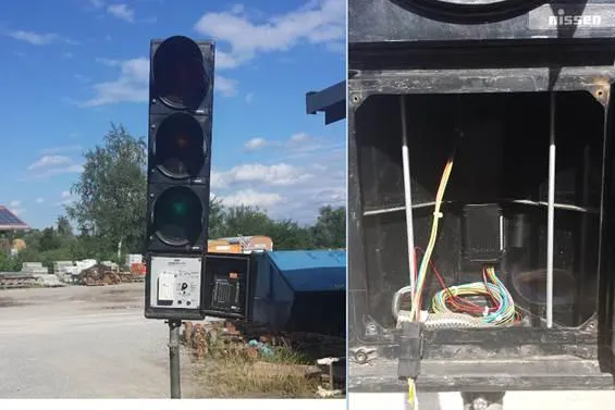 Sicherung von Baustellenampeln mit GPS-Tracker Bild: Sicherung von Baustellenampeln mit GPS-Tracker