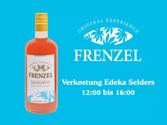 Bild: FRENZEL Grapefruit lädt zur Verkostung ein – am 26. April 2025 im E-Center Selders, Wuppertal