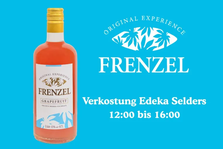 Bild: FRENZEL Grapefruit lädt zur Verkostung ein – am 26. April 2025 im E-Center Selders, Wuppertal