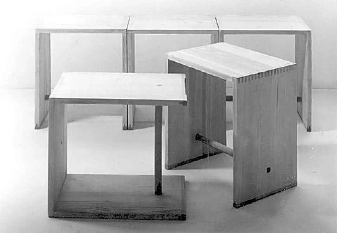 Weltbekannt unter Designern: Der Hocker der HfG Ulm