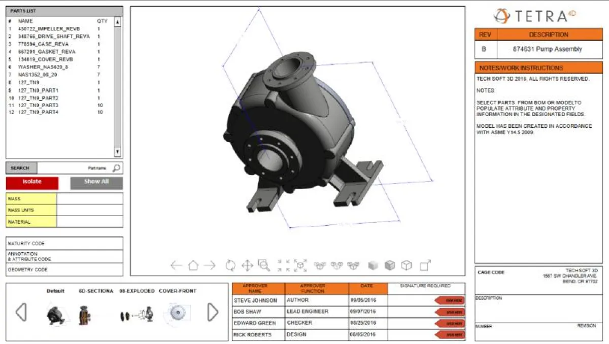 Mit Tetra4D ENRICH in ein 3D-PDF